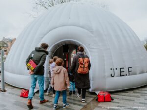 Aufblasbares Zelt-Iglu Jugendfilm Belgien I